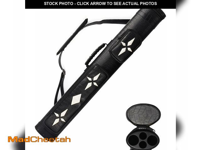 Lot 74-14347921 - GSE Games &amp; Sports Expert 2x2 Deluxe Hard Billiard Pool Cue Stick Carrying Case, Billiard Cue Ca...