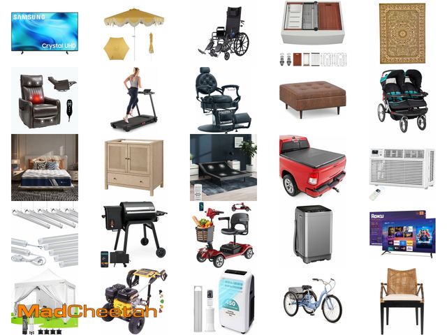 MadCheetah Holland - Overstock, Returns - Home Furnishings, Sports Equipment, Tools and Home Improvement - September 3, 2026
