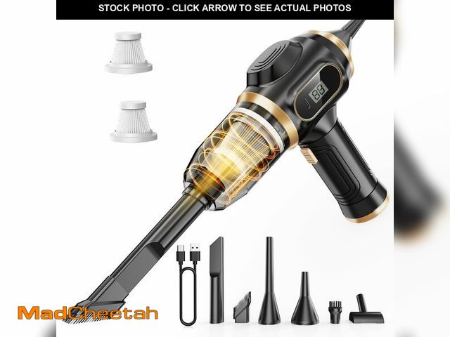 Lot 74-13574294 - Scstartx Portable Car Vacuum Cordless Mini Handheld Vacuums Cleaner Rechargeable with LCD Display an...