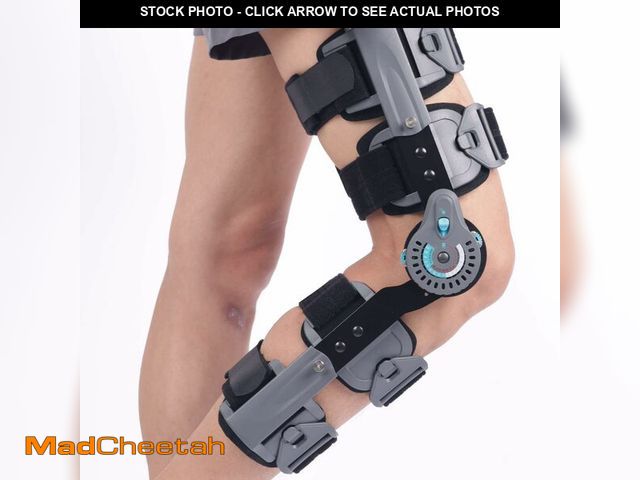 Lot 74-12842246 - Hinged Post OP Knee Brace, ROM Knee Immobilizer Leg Braces Orthopedic Patella Knee Support Orthosis ...