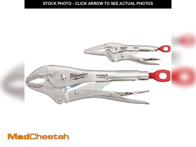 Lot 74-13692297 - Milwaukee Torque Lock Locking Pliers Set (2-Piece) - UNUSED