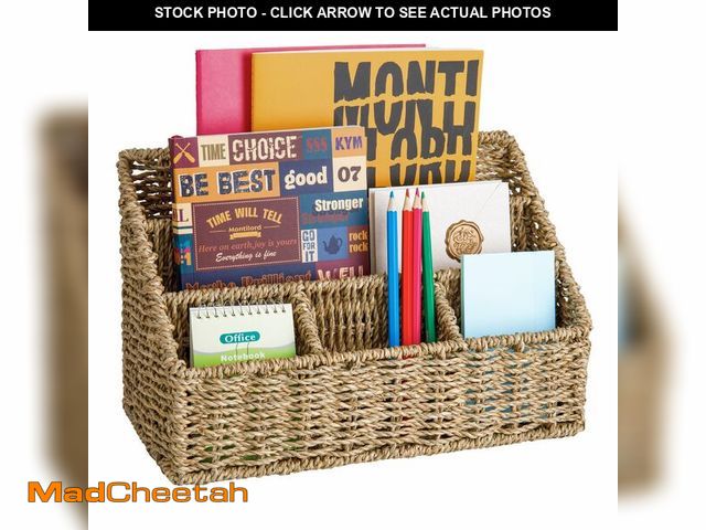 Lot 74-13568242 - DINGTAI Mail Organizer Countertops, Desk Organizer Bills Organizer, Mail Sorters Organizers, Pencil ...