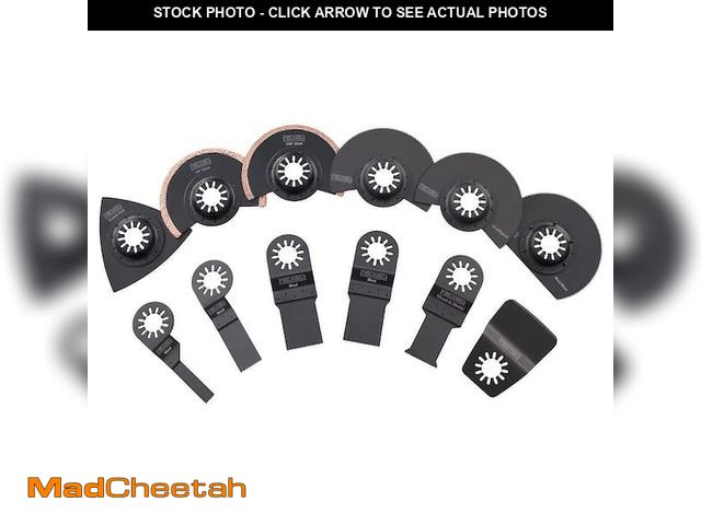 Lot 74-14317655 - RIDGID 14-Piece Oscillating Multi-Tool Blade Accessory Kit - UNUSED