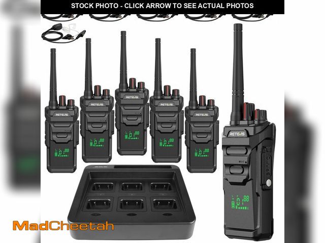 Lot 74-13776836 - (MISSING CHARGER)Retevis RT48H (2rd Gen RT48) Waterproof Walkie Talkies, Rugged 2 Way Radio Long Ran...