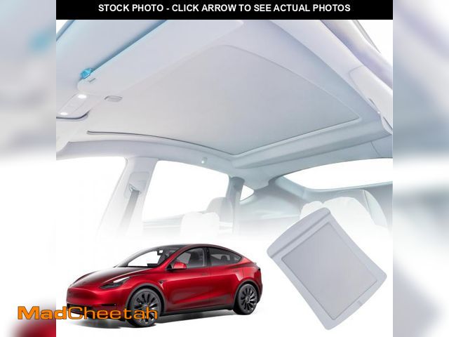 Lot 74-12488454 - Autekcomma Power Sunshade Roof for Tesla Model Y 2019~2024 Automatic Retractable Sunshade Roof Heat ...