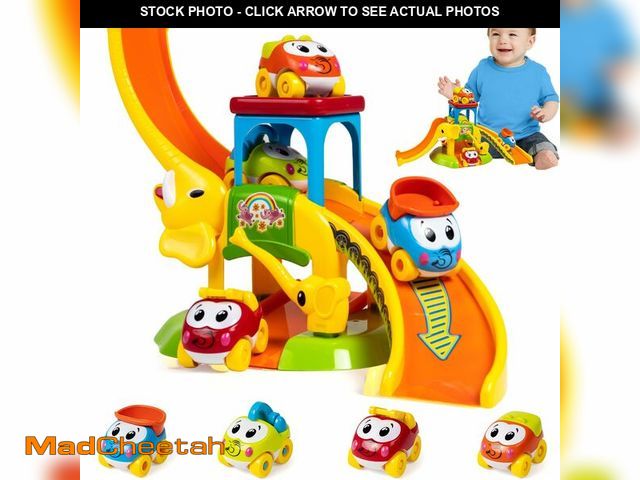 Lot 74-13627479 - Marstone Toddler Toys for 1 2 Year Old Boys and Girls Gifts: Educational Elephant Slide with 4 Anima...