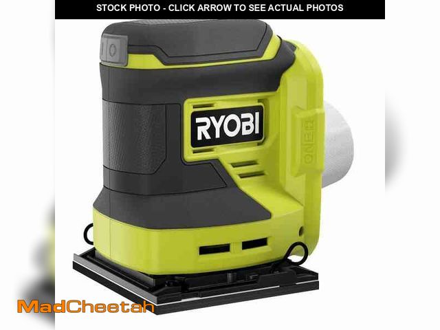 Lot 74-12804661 - *DIRTY* RYOBI ONE+ 18V Cordless 1/4 Sheet Sander (Tool Only) *DIRTY*  - USED