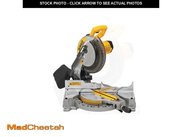 Lot 74-12794634 - DeWalt 15 Amp Corded 10 In. Compound Single Bevel Miter Saw - USED