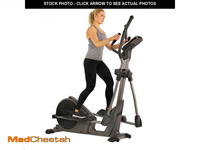 Lot 74-12389322 - Sunny Health &amp; Fitness Programmable Electro-Magnetic Elliptical Cross Trainer Exercise Machine, ...