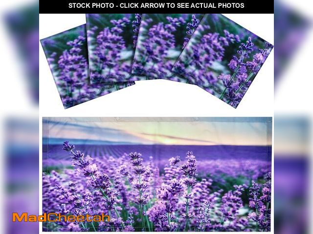 Lot 74-12712966 - Hortsun 4 Pack Fluorescent Light Covers 4 x 2 Feet Magnetic Light Cover for Drop Ceiling, Fluorescen...