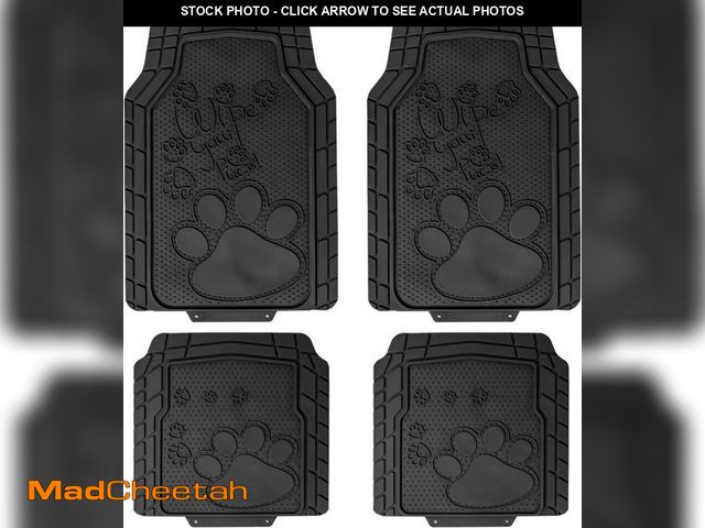 Lot 74-12137681 - FH Group Car Floor Mats - Adorable Paw Print, Heavy-Duty Rubber Mats, Universal Fit Full Set, Climap...
