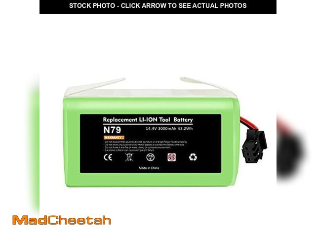 Lot 74-10949811 - Upgraded 3000mAh 14.4v Li-ion Battery for Ecovacs Deebot N79 N79S N79W deebot 500 DN622 DN622.11 Rep...