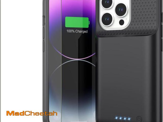Lot 74-10476352 - Feob Battery Case for iPhone 13/13 Pro/14,[2024 Upgraded] 7500 mAh Ultra-Slim Portable Extended Char...