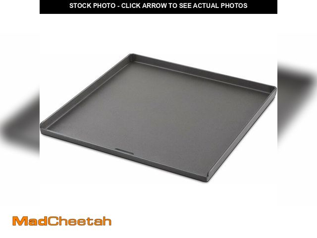 Lot 74-13697229 - Weber Crafted Flat Top Outdoor Griddle Grill Accessory, Black - USED