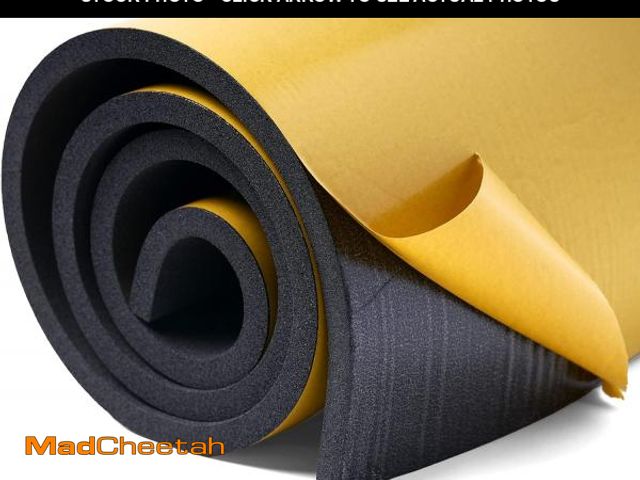 Lot 74-12326367 - Foamzz by Big UGGLY Foam Multiple Use, Auto Boat RV Insulation Roll, Medium Density Foam Padding wit...
