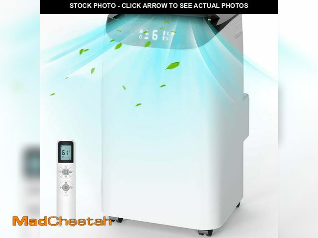 Lot 74-13061214 - Agtana 12000 BTU Portable Air Conditioner Cools up to 500 sq.ft, 3-in-1 AC, Dehumidifier, Fan - USED