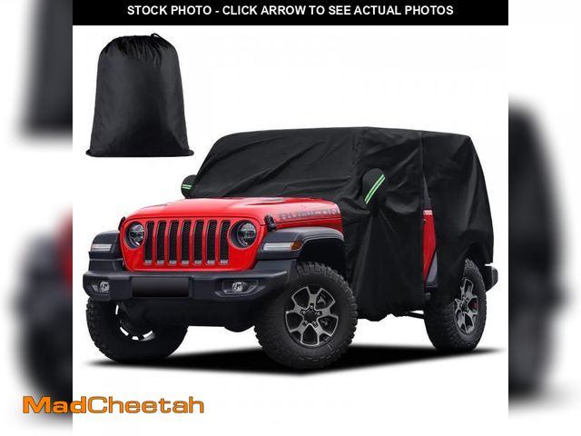 Lot 74-12304571 - Cab Cover for Jeep Wrangler 2 Door 1987-2025 &amp; Top Off, Migaven Waterproof Jeep Wrangler Rain Co...