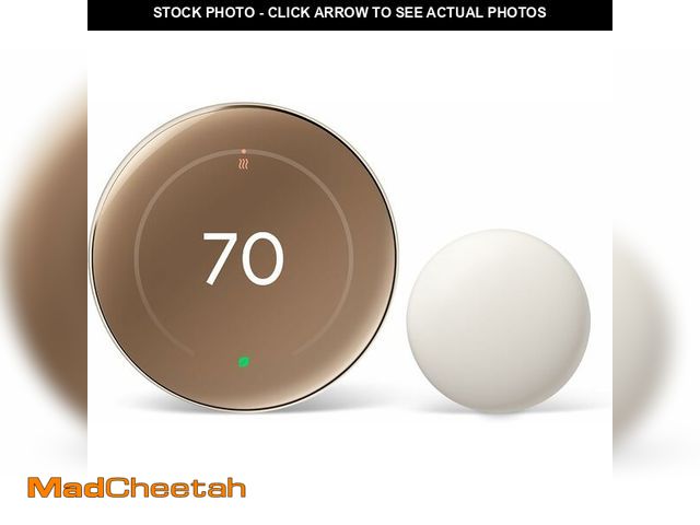 Lot 74-14591170 - Google Nest Learning Thermostat (4th Gen, 2024) with Nest Temperature Sensor - Energy Saving Smart T...