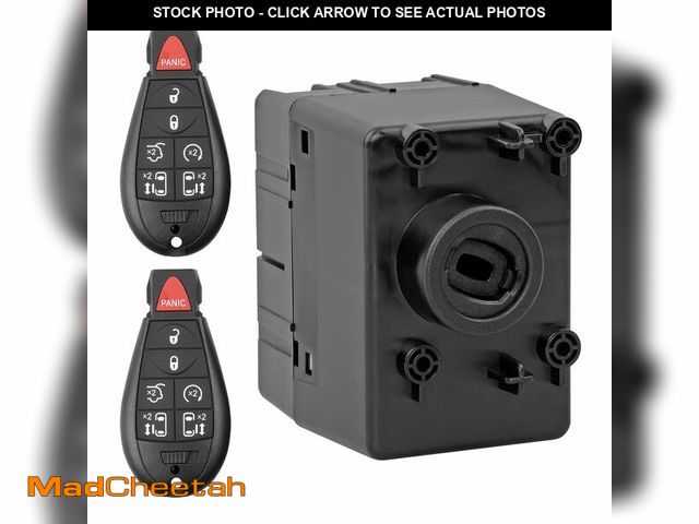 Lot 74-12497126 - 68210150AB Wireless Ignition Module Switch with Key Fob Compatible with 2008-2010 Dodge Charger Chal...