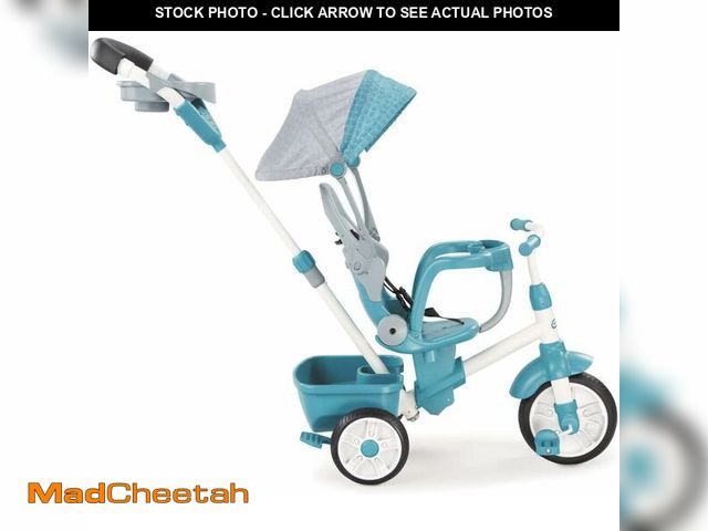Lot 74-14067415 - Little Tikes Perfect Fit 4-in-1 Trike Teal - UNUSED