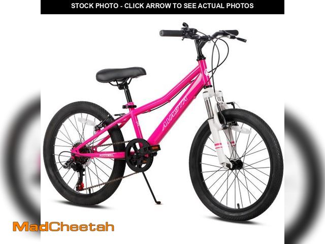 Lot 74-12540654 - AVASTA 20'' Big Kids Mountain Bike for Age 6 7 8 9 10 11 12 Years Old Boys Girls Teen with Suspensio...