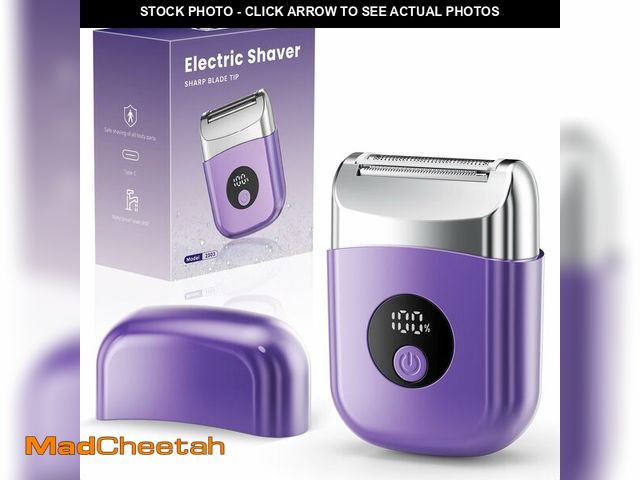 Lot 74-13541751 - Cordless Electric Razors for Women, Travel Electric Shaver with LED Display, IPX7 Waterproof Wet Dry...