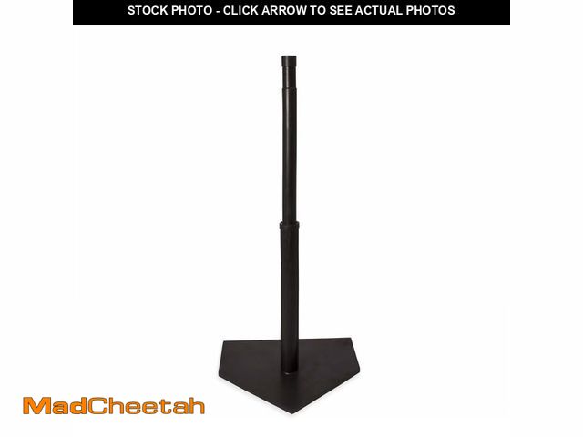 Lot 74-13382215 - Champion Sports Deluxe Batting Tee - Mounted Adjustable Telescopic Batting Tee - 22"-36" - UNUSED
