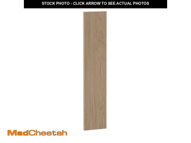 Lot 74-14449592 - Hampton Bay Sinclair 6 in. W x 30 in. H x 0.75 in. D Kitchen Cabinet Wall Filler in Shaker Light Oak...