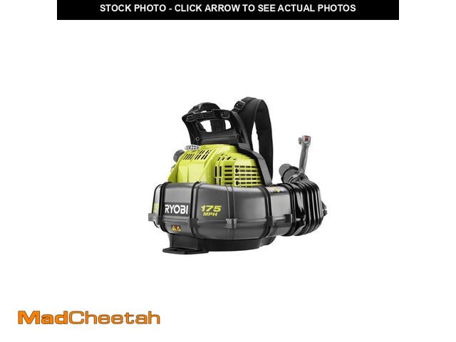 Lot 74-12794751 - Ryobi RY38BP 175 MPH 760 CFM 38cc Gas Backpack Leaf Blower - USED