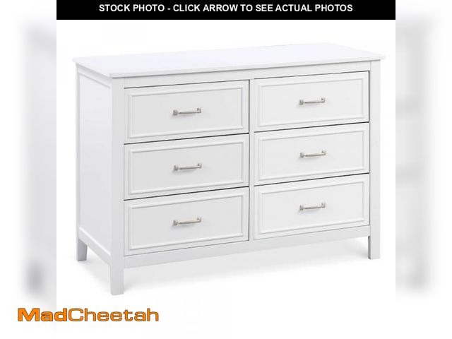 Lot 74-12282123 - DaVinci Charlie 6-Drawer Double Dresser - White - UNUSED