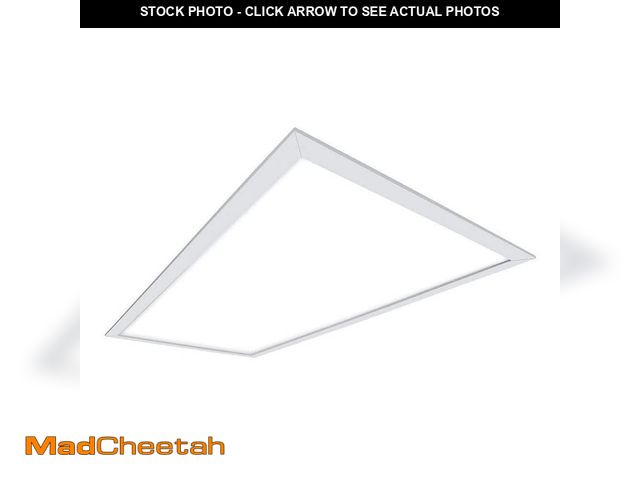Lot 74-14392552 - Metalux 2 ft. x 4 ft. 4800 Lumens Integrated LED Panel Light 4000K for Office, Warehouse, Retail and...