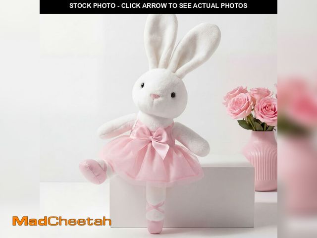 Lot 74-14273097 - Thenshop 15.8" Pink Ballerina Bunny Doll Gifts Ballet Stuffed Animal Cute Soft Rabbit Plush Doll wit...