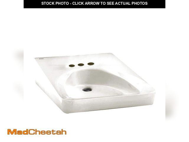 Lot 74-14311971 - American Standard Wheelchair Users 17 in. x 18 in. Wall Mounted Bathroom Sink In White Vitreous Chin...