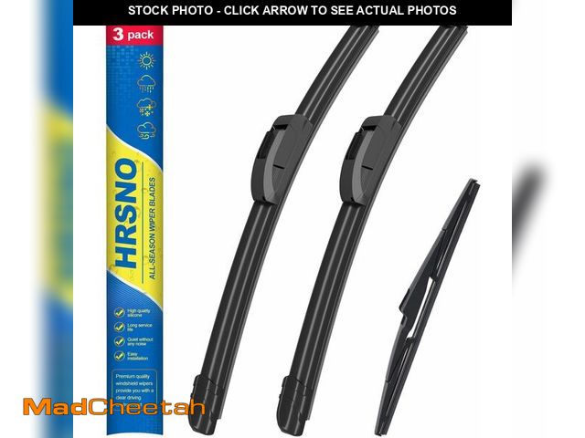 Lot 74-12674513 - HRSNO 26"+18" Windshield Wipers With 12" Rear Wiper Blade Sets Automotive Replacement for Kia Sedona...