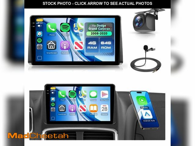 Lot 74-12431982 - 4+64G Android Car Radio for Dodge Grand Caravan 2008-2020 Chrysler Town &amp; Country 2011-2016 Wire...