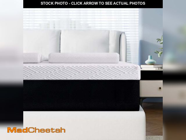 Lot 74-13054233 - Queen Mattress, JIAVA 10" Medium Gel Memory Foam Mattress in a Box, Queen - UNUSED