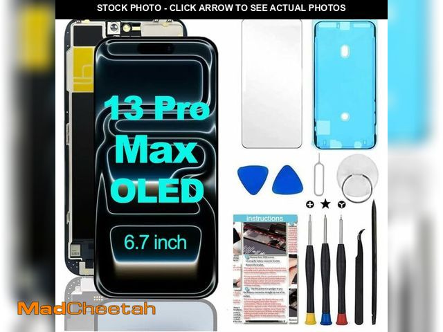 Lot 74-14431960 - Soft OLED Screen Replacement for iPhone 13 Pro Max 6.7 inch [NOT LCD],3D Touch Screen Display Digiti...