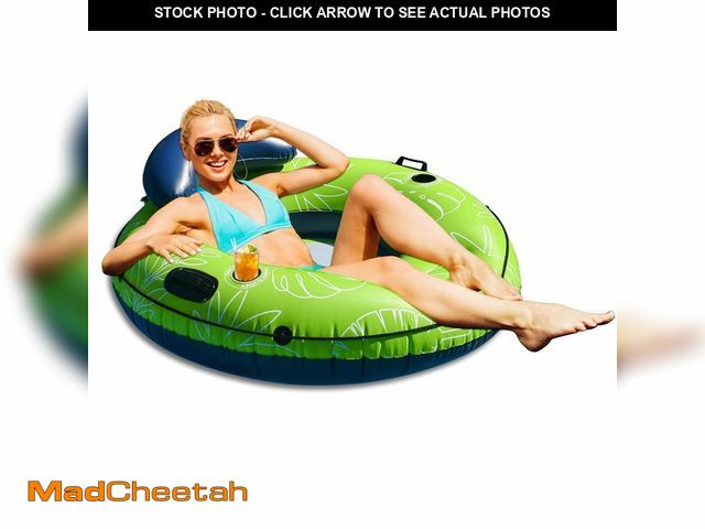 Lot 74-12437868 - JOSEN River Floats for Adults Heavy Duty 350lb, XL River Tubes for Floating - 53" Large Pool Floats ...