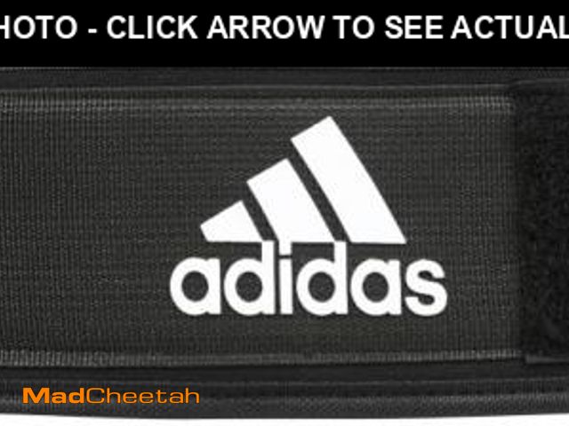 Lot 74-12367239 - adidas Essential Weightlifting Belt, Foam-Core Powerlifting Belt with Secure Fastening Size Small - ...