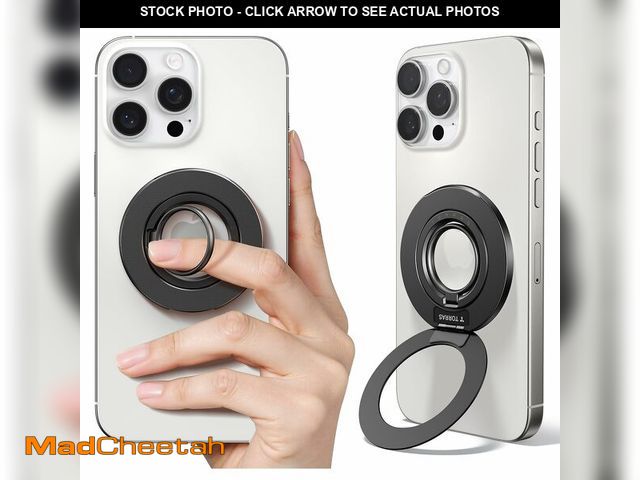 Lot 74-12717998 - TORRAS 2025 Upgrade (Dual-Ring) Fit for MagSafe Phone Grip Ring Holder Compatible with MagSafe Kicks...