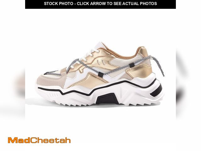 Lot 74-13627290 - LUCKY STEP Women's Platform Colorful Fashion Sneakers Retro Colorblock Stylish Cute Chunky Dad Walki...