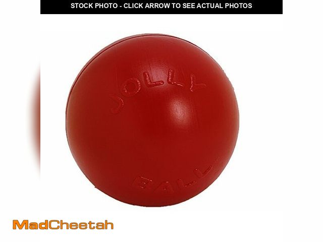 Lot 74-12633129 - Jolly Pets Push-n-Play Ball Dog Toy, 10 Inches/Large, Red (310 RD) - UNUSED