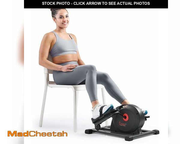 Lot 74-14349054 - Sunny Health &amp; Fitness Smart Under-Desk Elliptical Trainer, Mini Pedal Equipment for Senior Low-...