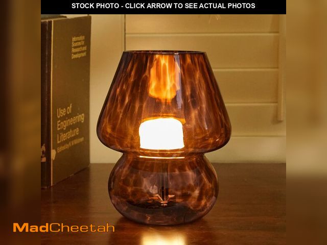 Lot 74-12979062 - ULAROOM USB Plug-in Vintage Mushroom Lamp Small Bedside Table Lamp with 3 Temperature LED Bulb,Free ...