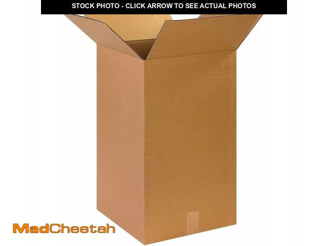 Lot 74-14067894 - BOXES FAST 14 x 14 x 24 Corrugated Cardboard Boxes, Tall 14"L x 14"W x 24"H, Pack of 15 | Shipping, ...