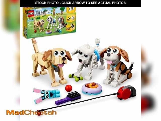 Lot 74-12714055 - LEGO Creator 3 in 1 Adorable Dogs Building Toys - Pretend Play Toys for Girls &amp; Boys, Ages 7+ Ye...