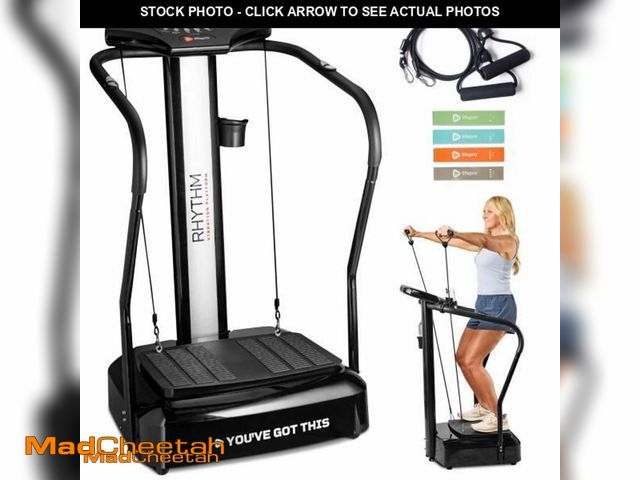 Lot 74-12037959 - Lifepro Rhythm Vibration Plate Exercise Machine with Handles for Balance Support Ã¢â¬â Vibrating ...