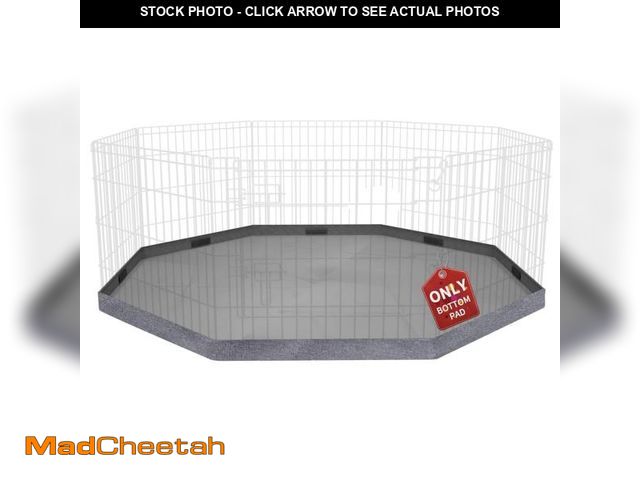 Lot 74-12311539 - PETIME Bottom Cover Mat for Dog Playpen Pen Water-Resistant Pad Floor Protector for Indoor Outdoor U...