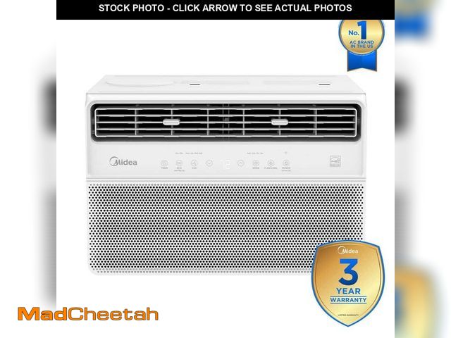 Lot 74-13493544 - Midea 10,000 BTU Smart Inverter Plus Window AC Cools up to 450 sq. ft. w/ Remote, Timer, Wi-Fi, Ener...