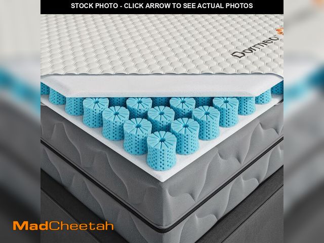 Lot 74-13698523 - Dormeo Premium Full Breathable Mattress Topper with 3-Zone OctaspringÃ¢ââ¡ Technology for Optimal...